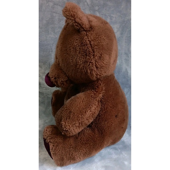 Vintage 1984 Dakin Nature Babies 14" Brown E. Bear Plush Teddy Velvet Paws READ - Picture 4 of 10